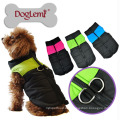 Cachorro de perro de invierno Puffer chaleco chaqueta de mascota D-ring